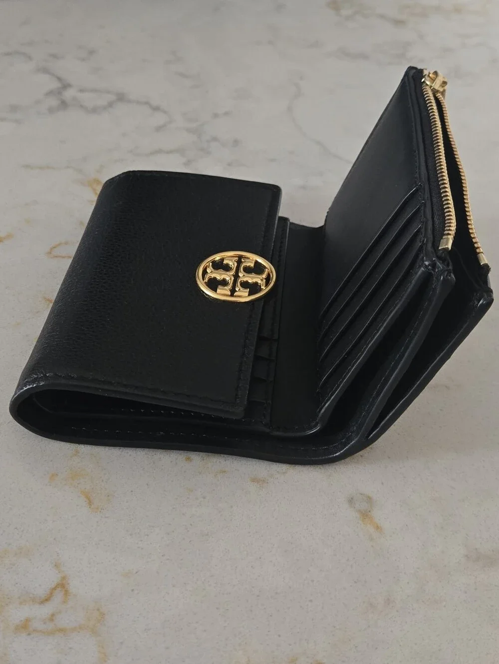 Tory Burch Medium Miller Flap Trifold Wallet